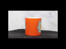 Orange Svadhishthana Sacral Chakra Zen Flower Of Life Mandala Circle Ceramic Mug