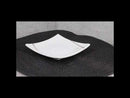 Set Of 6 Yukino Hana Snowflakes Square Appetizer Dessert Salad Ceramic Plates