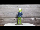 Marine Bon Voyage Sailor Captain Frog Holding Wheel Helm and Binoculars Figurine