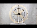 Rustic Pheasant Bird Hunting in Scope Crosshairs Hunting MDF Wood Wall Decor