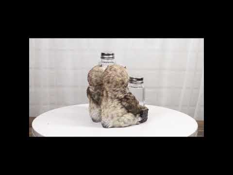 Owl Couple Salt and Pepper Shaker Holder | Ebros Gift
