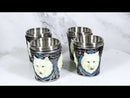 Mythical Fantasy Albino Snow White Wolf Shot Glasses 2-Ounce Set Of 4 Novelties