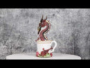 Ebros Cocoa Dragon Drunken Beverage Spirit Drinks and Dragons Statue 7.75" Tall