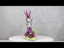 Whimsical Amy Brown Always Share Your Grapes Dragon Fairy with Pixie Figurine