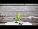 Wild Rock Band Electric Guitarist Green Toad Frog Rocking It Out Figurine