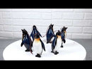 Set Of 6 Nautical Emperor Penguins Ocean Marine Wall Decor Tree Ornaments