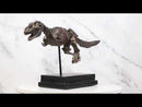 Jurassic T-Rex Tyrannosaurus Rex Dinosaur Fossil Skeleton Statue On Base Stand