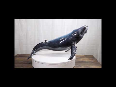 Large Blue Whale Sculpture | Ebros Gift