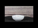 Set Of 6 Modern Yukino Hana Snowflakes Melamine Soup Rice Shallow Bowls 5oz