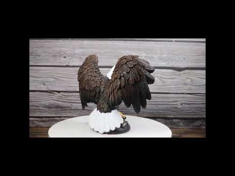 American Bald Eagle Wings Spread Figurine