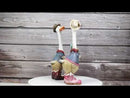 Set of 2 Western Cowboy Cowgirl Ducks With Hats Scarves And Boots Figurines