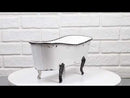 Western Country Rustic Metal Freestanding Bathtub Replica Decor 10"L