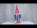 Whimsical Garden Mr Gnome By Toadstool Mushrooms Welcome Friends Sign Figurine