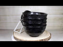 Pack Of 5 Grey Tone Hakumu Ceramic Soup Salad Rice Donburi Poke Bowls 24oz