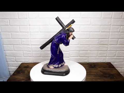 Jesus Carrying the Cross Figurine 12 Inch | Ebros Gift