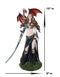 Furionchires Red Haired Witch Warrior With Juvenile Dragon Statue Nene Thomas