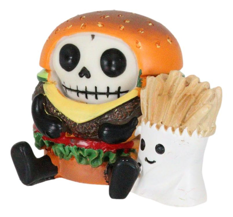 Furry Bones Stacked Up Hamburger Sandwich And Fries Skeleton Furrybones Figurine