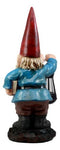 Ebros Whimsical Gnome Holding Book of Spells Solar LED Lantern Light Statue 17"H