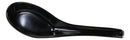 Glossy Black Melamine Soup Spoons Pack Of 6 Set Restaurant Supply Food Spoon