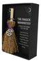 Wicca Occult Witch Broom Magick Broomstick With Pentagram Pendant Lucky Charm