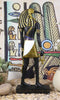 Ebros Classic Egyptian God Thoth Holding Ankh Slim Profile Figurine 10" H