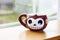Ebros Gift Furrybones Coffee Mug Beverage Cups 14 fl oz Mugs (Munky Mug)
