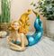 Ebros 6"L Colorful Nautical Mermaid Mergirl Lying On Sea Floor And Daydreaming Statue