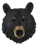 Ebros Gift The Brave Black Bear Head Wall Decor Plaque 8"H Wall Decor Plaque