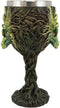 Ebros Dryad Greenman Earth Dragon 5oz Wine Goblet Chalice Cup Fantasy Decor