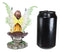 Amy Brown Summer Sunflower Fairy Sitting On Giant Toadstool Mushroom Figurine