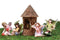 Fairy Garden Miniatures Starter Kit Wishing Well With Four Fairies Figurine Set