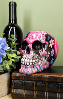 Ebros Day Of The Dead Fuschia Pink Metronome Floral Tattoo Sugar Skull Statue