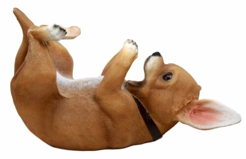 Kitchen Decor Teacup Chihuahua Puppy Wine Holder Statue 11"Long Taco Chihuahua