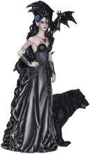 Ebros Nene Thomas Mistress of Lycani with Winged Dragon and Bear Figurine Statue