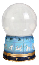 Greek Astrology 12 Horoscope Zodiac Signs Dome Base And Glass Sphere Gazing Ball