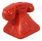 Vintage Nostalgia Red Rotary Telephone 7"L Money Coin Piggy Bank Decor