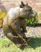 Whimsical Circus Grizzly Bear Riding Little Trike Bicycle Garden Metal Statue