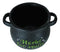 Green Thumb Witch Gardening Black Herbs For Spells Cauldron Planter Pot 7.5"D