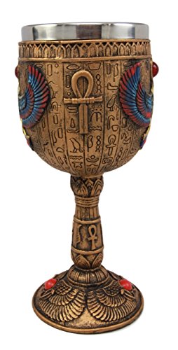 Ancient Egyptian Horus Falcon Bird God Of The Sky 6oz Wine Goblet Chalice Cup