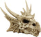 Ebros Elder Jurassic Dragon Head Skull Realistic Fossil Statue 9" Long Figurine