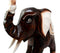 Balinese Wood Handicrafts Safari Jungle Festival Parade Elephant Figurine 10"H