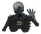 Thriller Graveyard Morbid Clawing Skeleton Wall Decor Dead Skull Hanging Statue