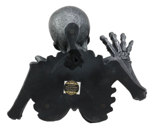 Thriller Graveyard Morbid Clawing Skeleton Wall Decor Dead Skull Hanging Statue