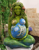 Ebros 24 Inches Tall Millennial Gaia Mother Earth Goddess Statue by Oberon Zell - Ebros Gift