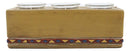 Southwest Indian Navajo Vectors And Feathers Tea Light Votive Candles Holder