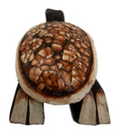 Balinese Wood Handicrafts Sea Turtle Tortoise Family Ashtray Box Figurine Set