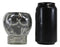 Ebros Skeleton Skull Glass Bowl Drink Stationery Office Holder Figurine Collectible