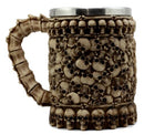 Ebros Large Ossuary Skull Bone Graveyard Beer Stein Tankard Coffee Cup Drink Mug 14oz