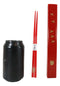 Ebros Classy Crane Bird Lacquered Chopstick Set With Travel Storage Case Chopsticks