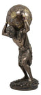 Ebros Greek God Primordial Titan Atlas Holding The World Globe Statue 11.75"Tall
